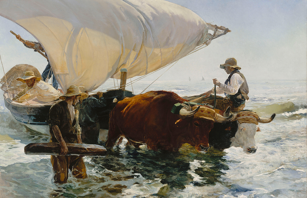 El Regreso de la Pesca Remolcando el Barco Joaquin Sorolla